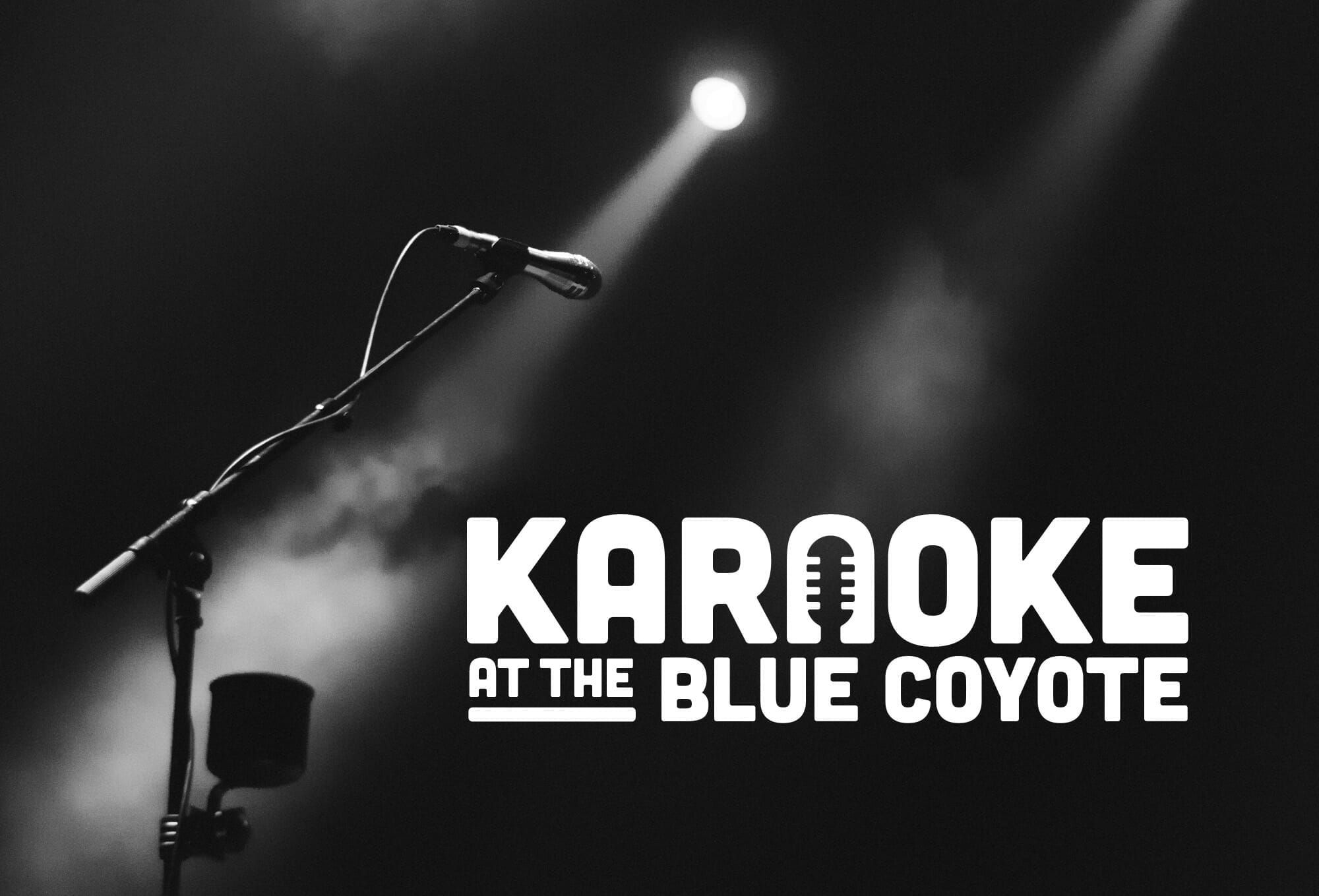  Karaoke at the Blue Coyote Logo: Final Design